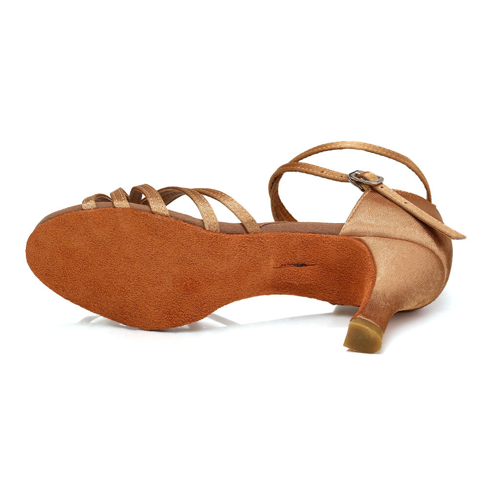 Burtan havana chaussures de danse de salon, salsa nue, 7 cm 7/7