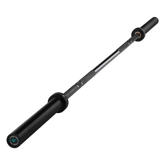 Barre Olympique Musculation Fitness Tech 220cm x 50mm 8 Roulements Noire