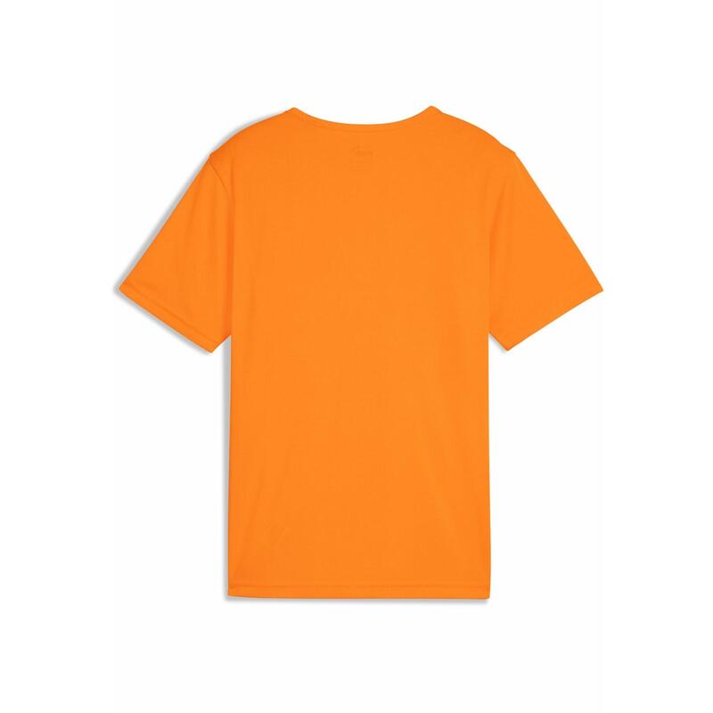 Młodzieżowa koszulka z grafiką individualFINAL PUMA Heat Fire Black Orange