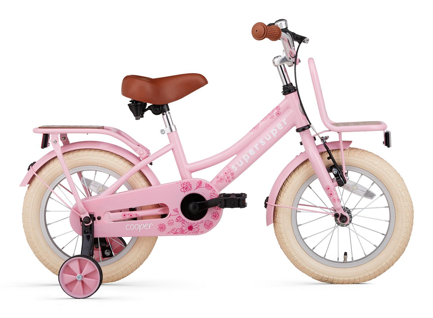 SUPERSUPER SuperSuper Cooper Bamboo Kinderfahrrad Pink