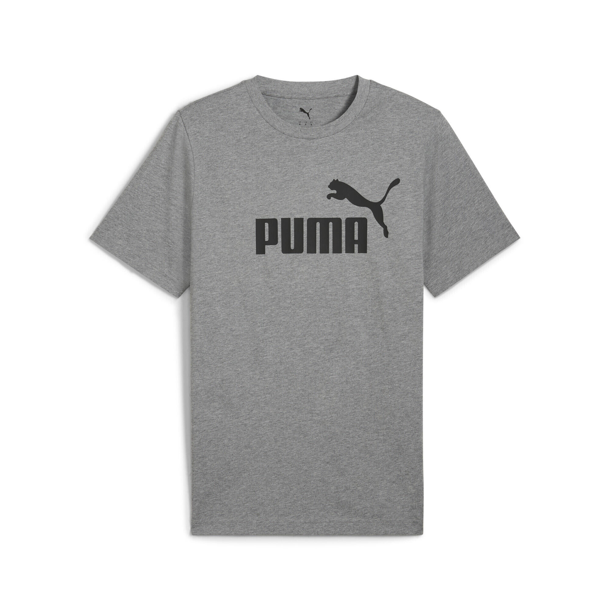 Męska koszulka Essentials z logo No. 1 PUMA Medium Gray Heather