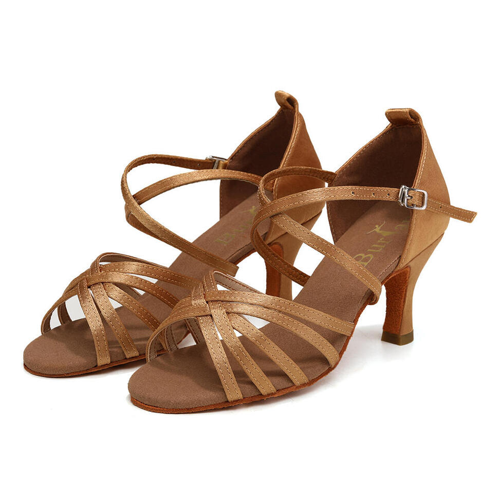 Buty taneczne damskie salsa taniec towarzyski Burtan Havana 7 cm
