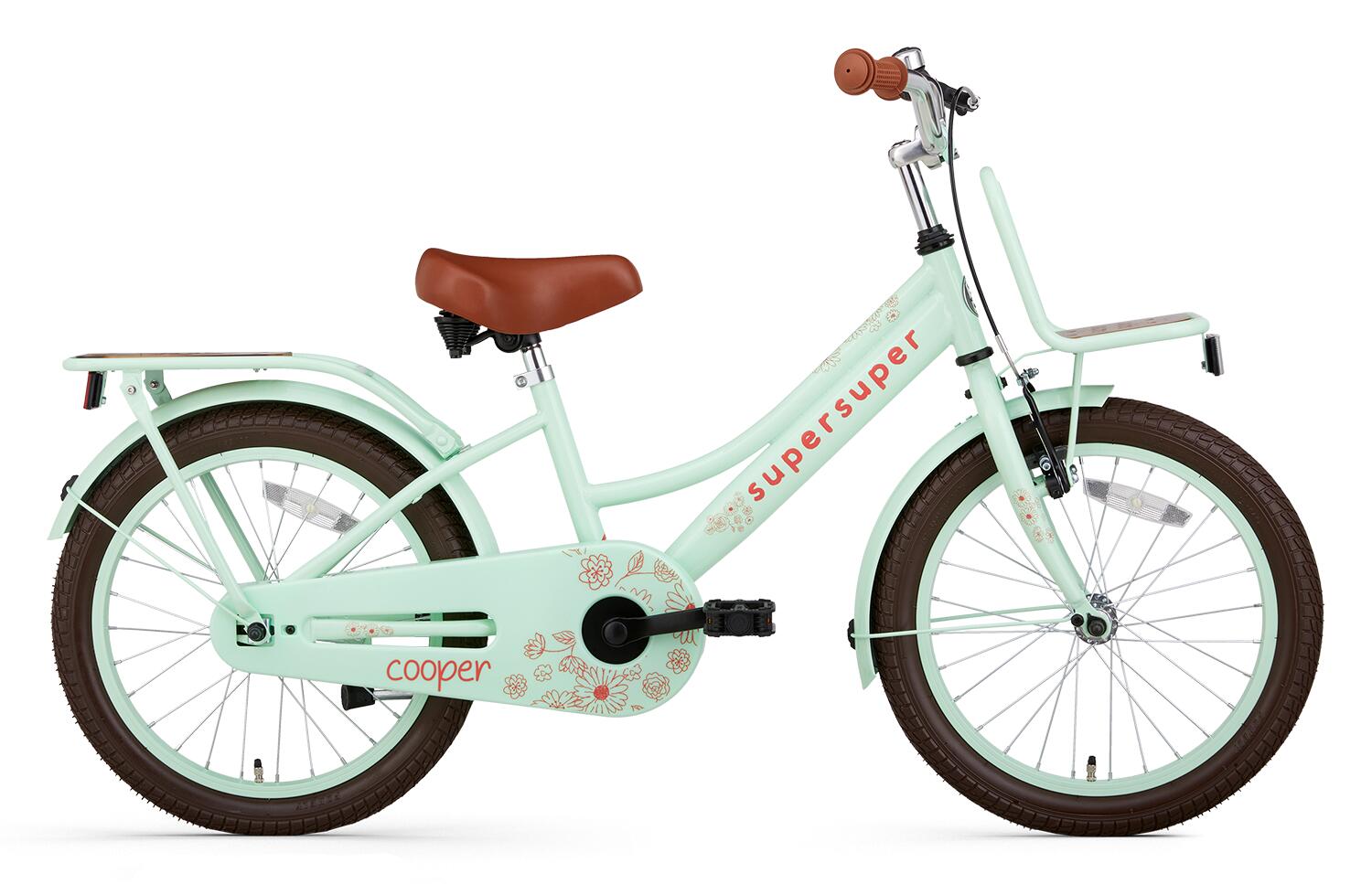 SUPERSUPER SuperSuper Cooper Bamboo Kinderfahrrad Pistaziengrün