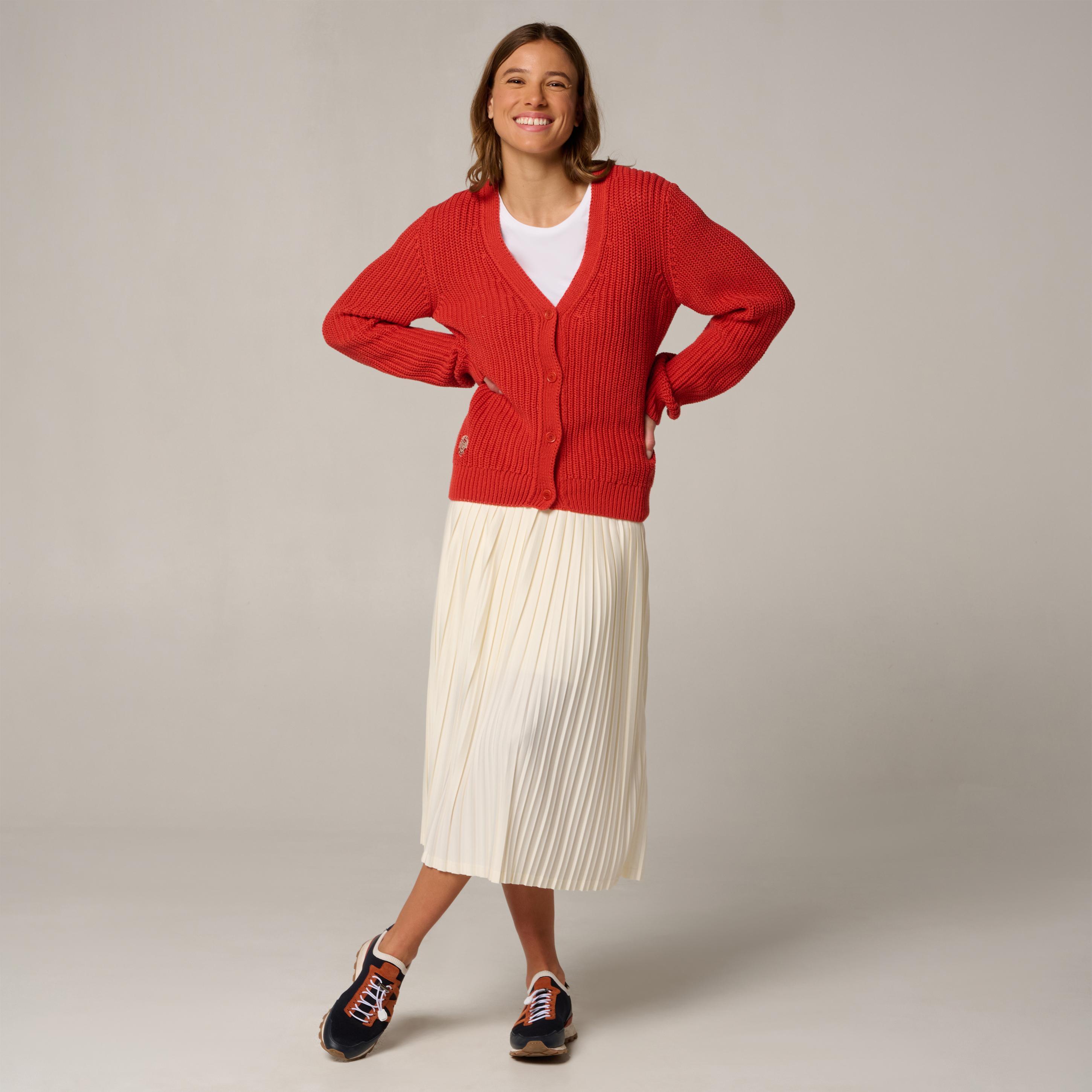 Cardigan Heritage Femme Roland-Garros - Terre battue 3/5