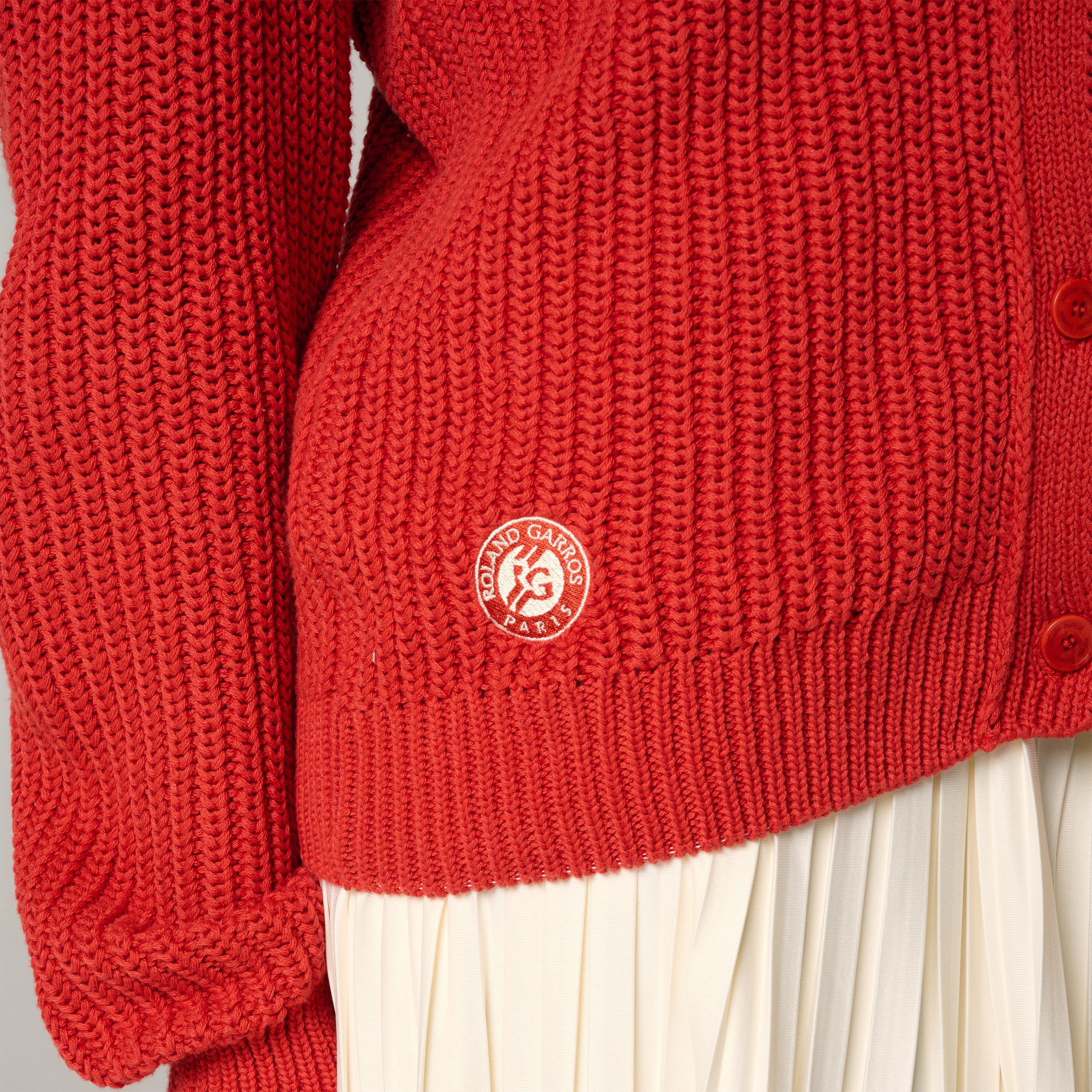 Cardigan Heritage Femme Roland-Garros - Terre battue 2/5