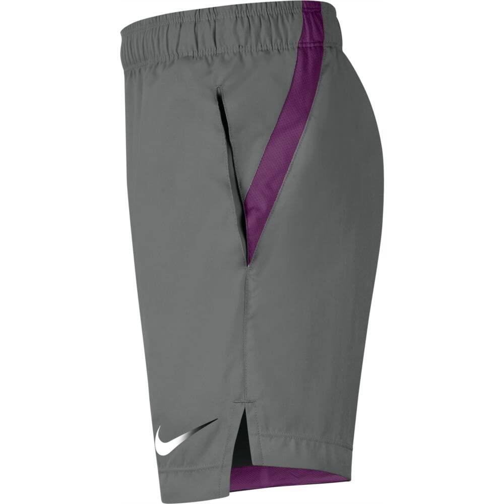 Nike Pantaloncini da Bagno per Bambini e Ragazzi - Grigio Fumo e Nero, M 2/2
