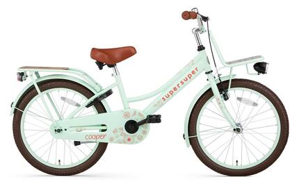 Vélo enfant SuperSuper Cooper Bamboo - 14 pouces - Vert Pistache