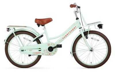 Bici Bambino SuperSuper Cooper Bamboo - Verde pistacchio