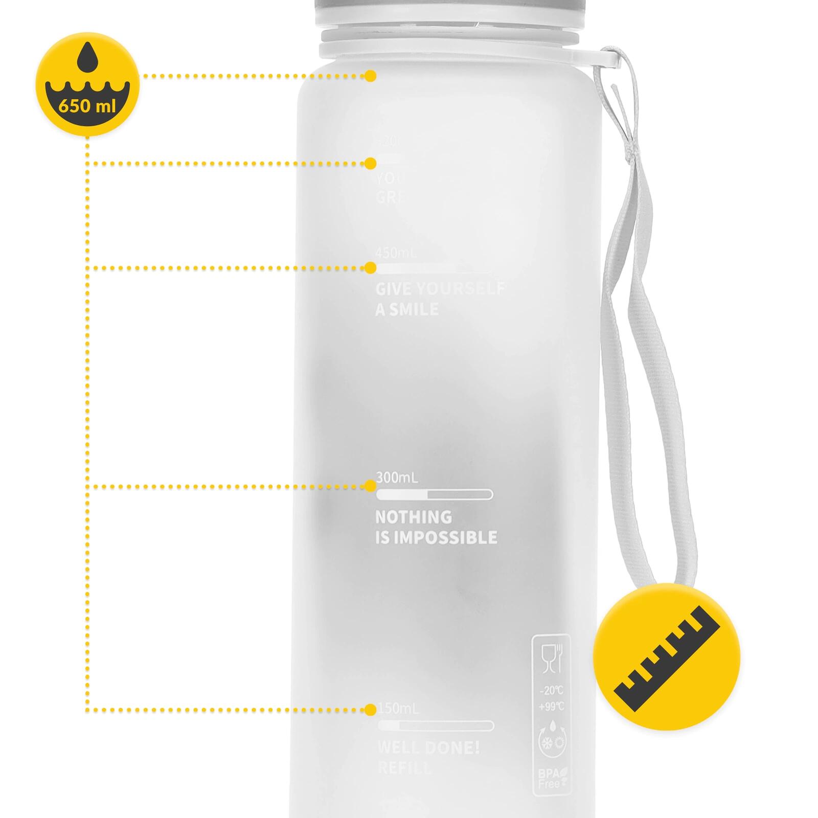 Sport Trinkflasche 4FIZJO 650 ml 3/7