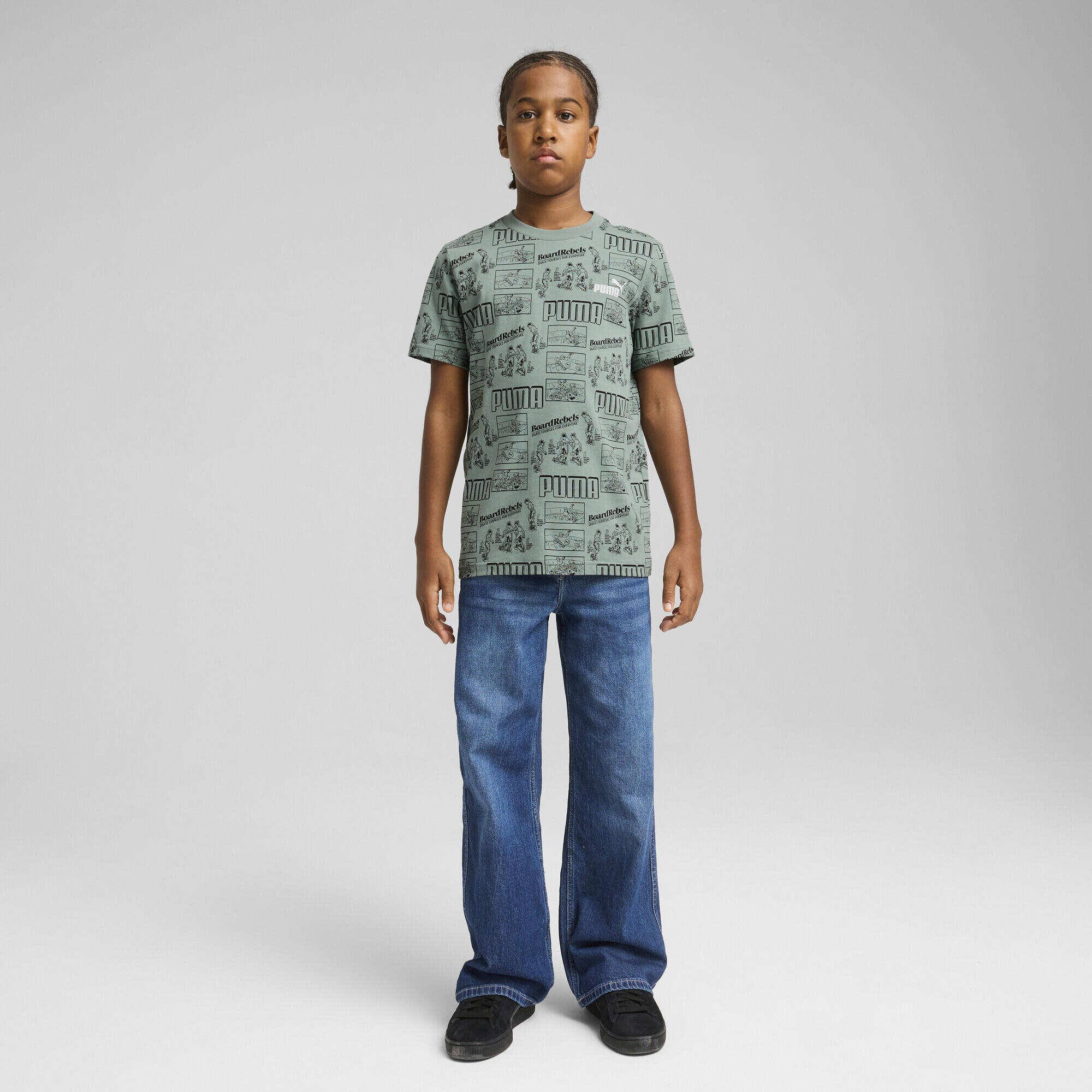 T-shirt Mid 90s Enfant et Adolescent PUMA Green Moon 5/7