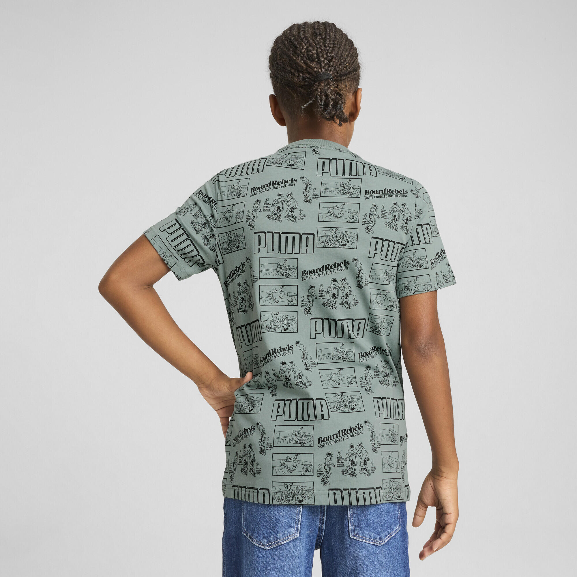 T-shirt Mid 90s Enfant et Adolescent PUMA Green Moon 3/7