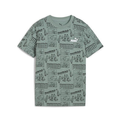 Mid 90s t-shirt voor jongeren puma green moon