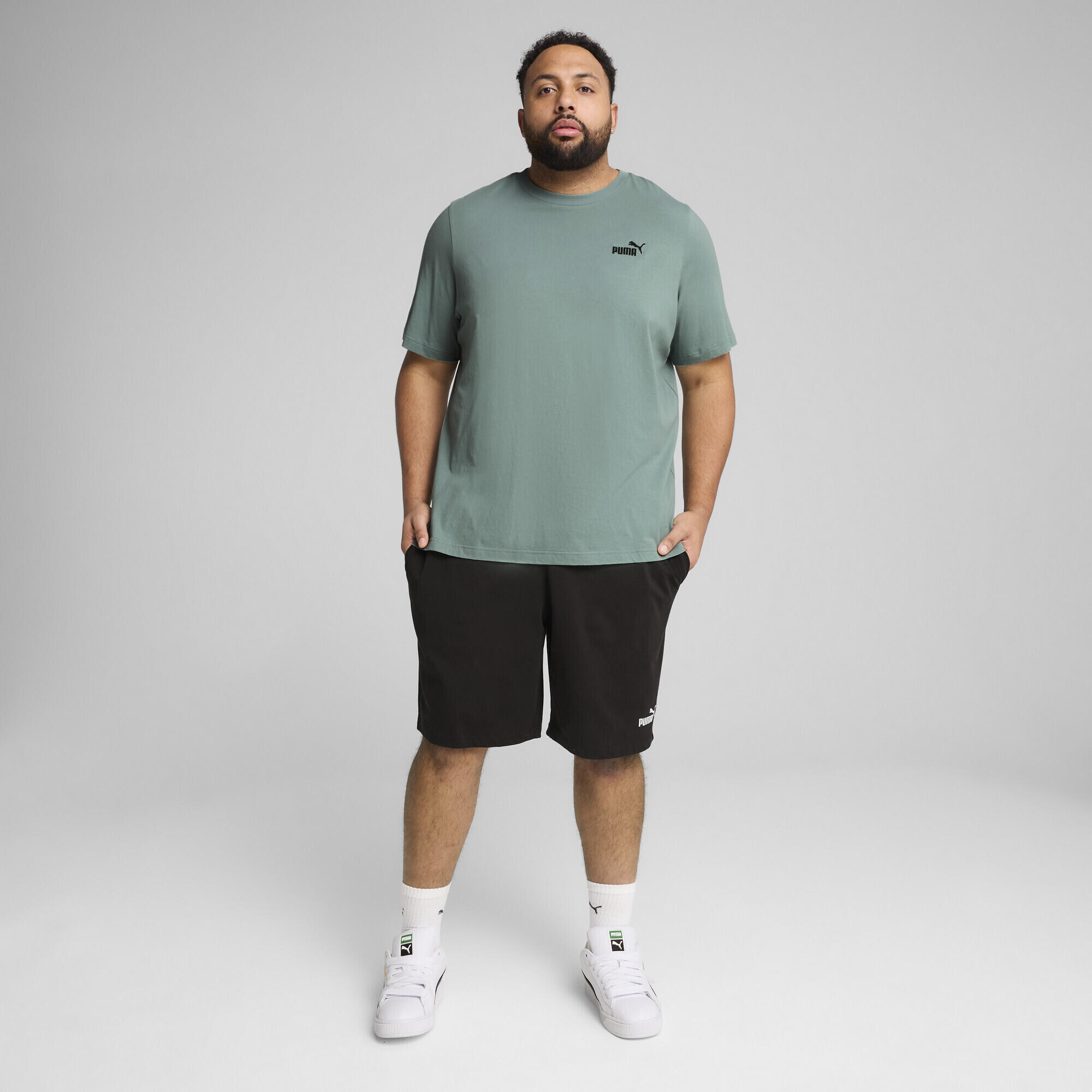 T-shirt à petit logo N° 1 Essentials Homme PUMA Green Moon 6/7