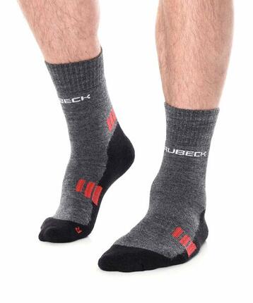 Skarpety męskie trekkingowe z wełną merino Brubeck Trekking Light