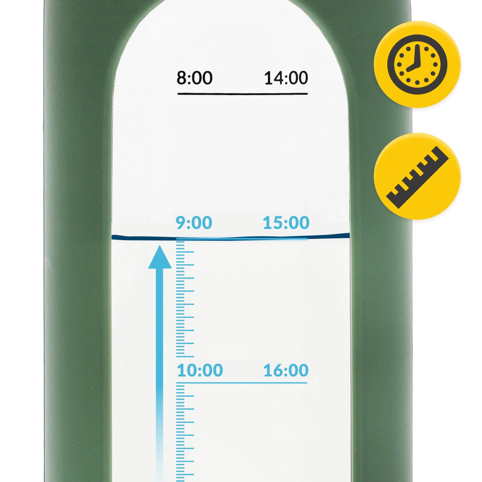 Sport Wasserflasche aus Glas 4FIZJO 1000 ml 6/7