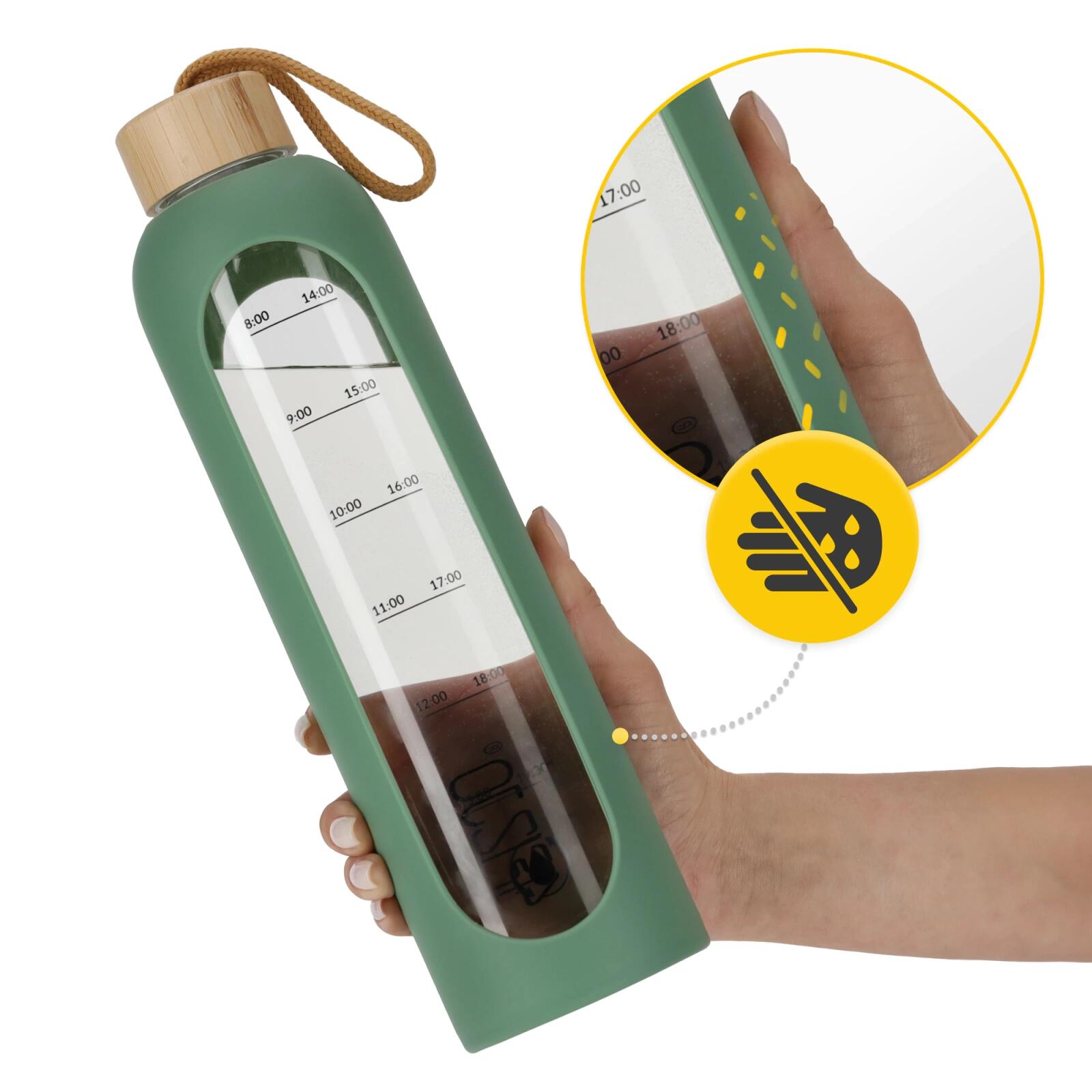 Sport Wasserflasche aus Glas 4FIZJO 1000 ml 3/7
