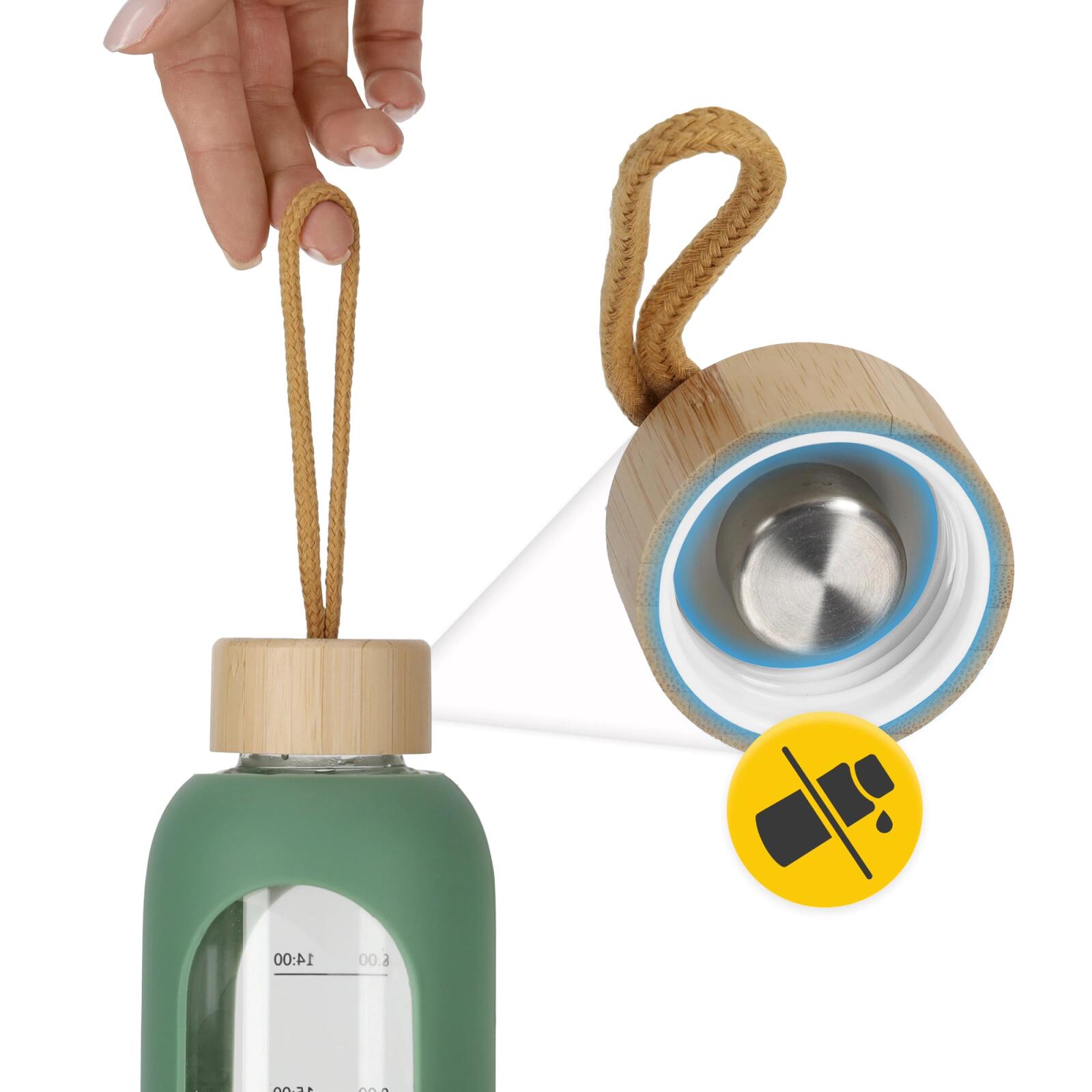 Sport Wasserflasche aus Glas 4FIZJO 1000 ml 4/7
