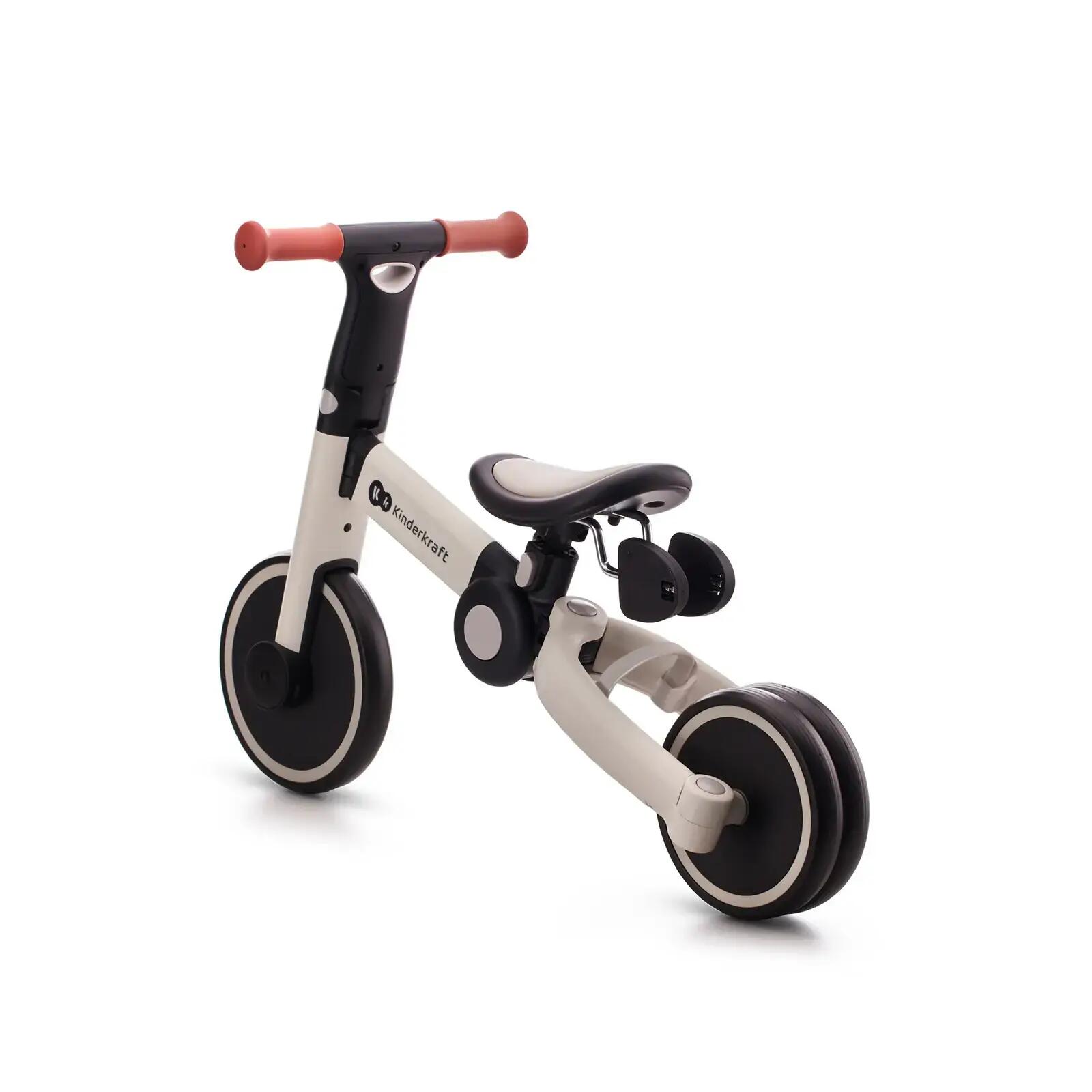 Bicicleta Kinderkraft 4Trike , Transformabila in tricicleta, 8 inch, Silver/Grey 2/15