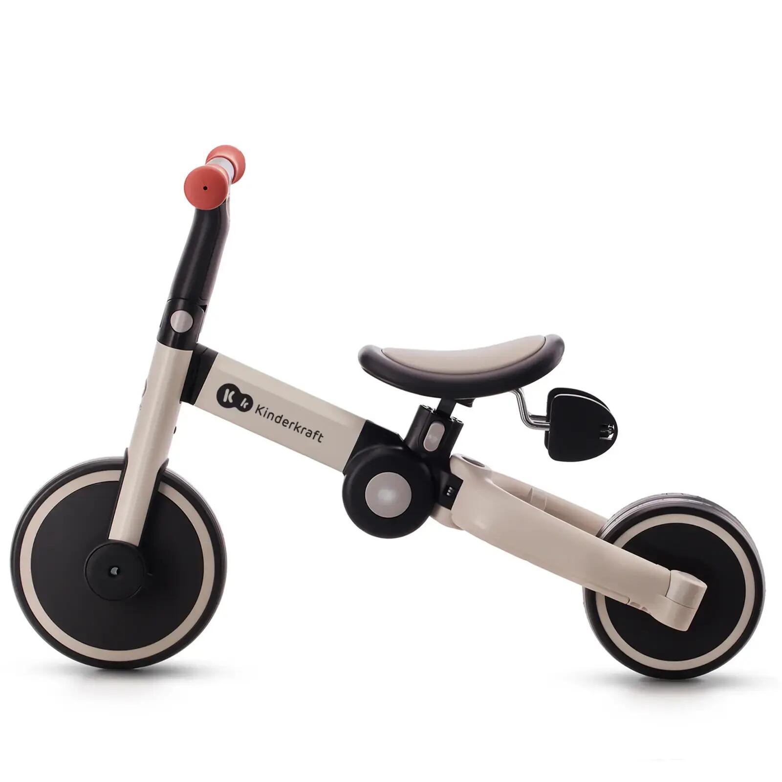 Bicicleta Kinderkraft 4Trike , Transformabila in tricicleta, 8 inch, Silver/Grey 3/15