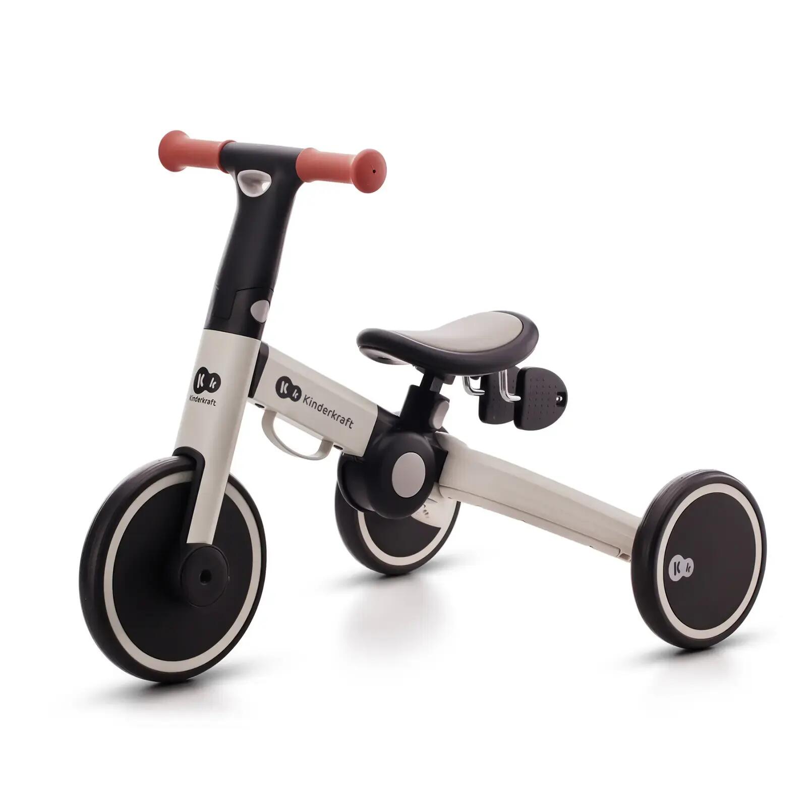Bicicleta Kinderkraft 4Trike , Transformabila in tricicleta, 8 inch, Silver/Grey 7/15