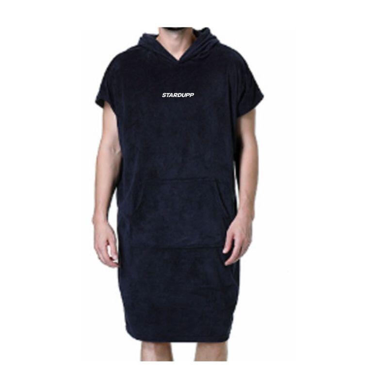 STARDUPP Poncho Stardupp Teddy nero 100% microcotone Unisex