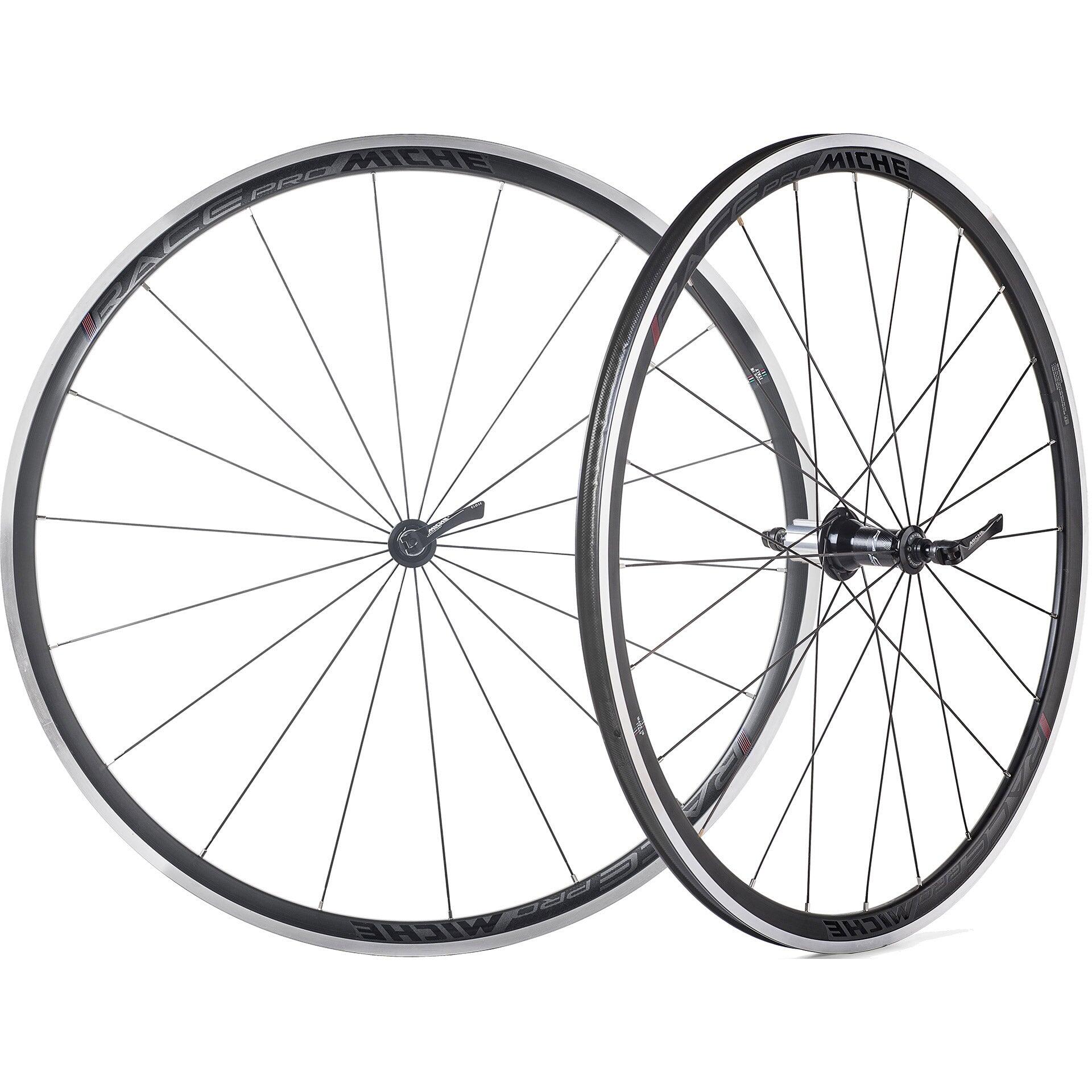 Ruota della bicicletta Miche Race Pro 2Light - 622-17C - 18H/24H - V-Brake 1/3