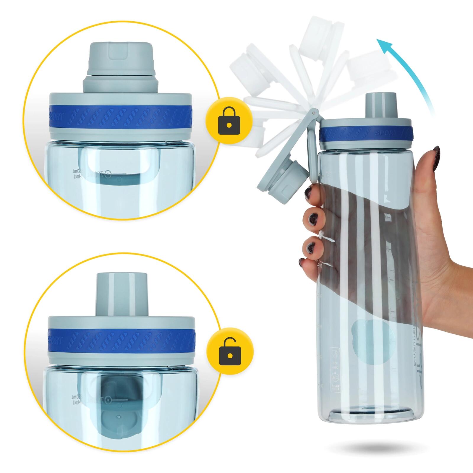 Sportowa butelka na wodę 4FIZJO 850 ml