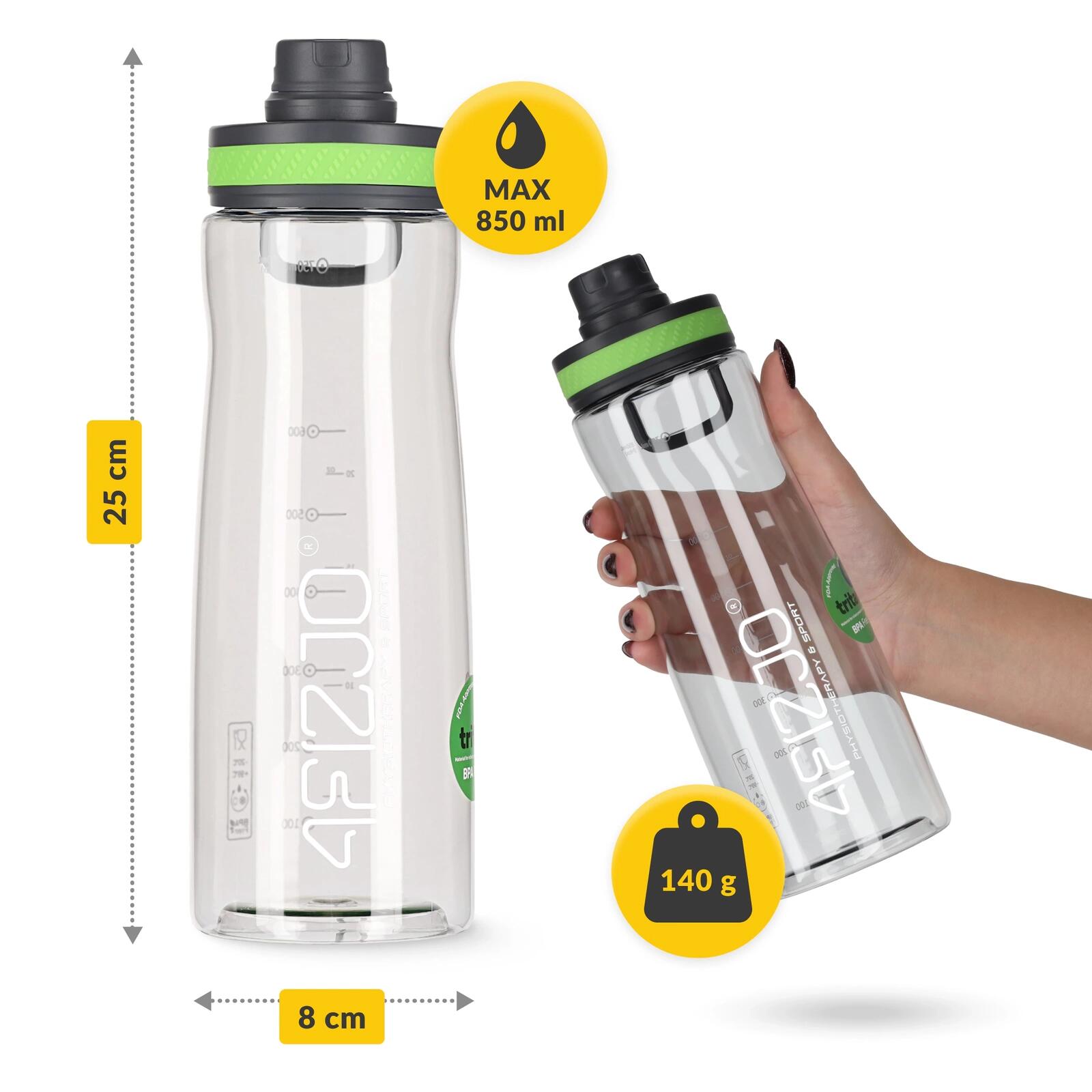 Sport Trinkflasche 4FIZJO 850 ml 3/7