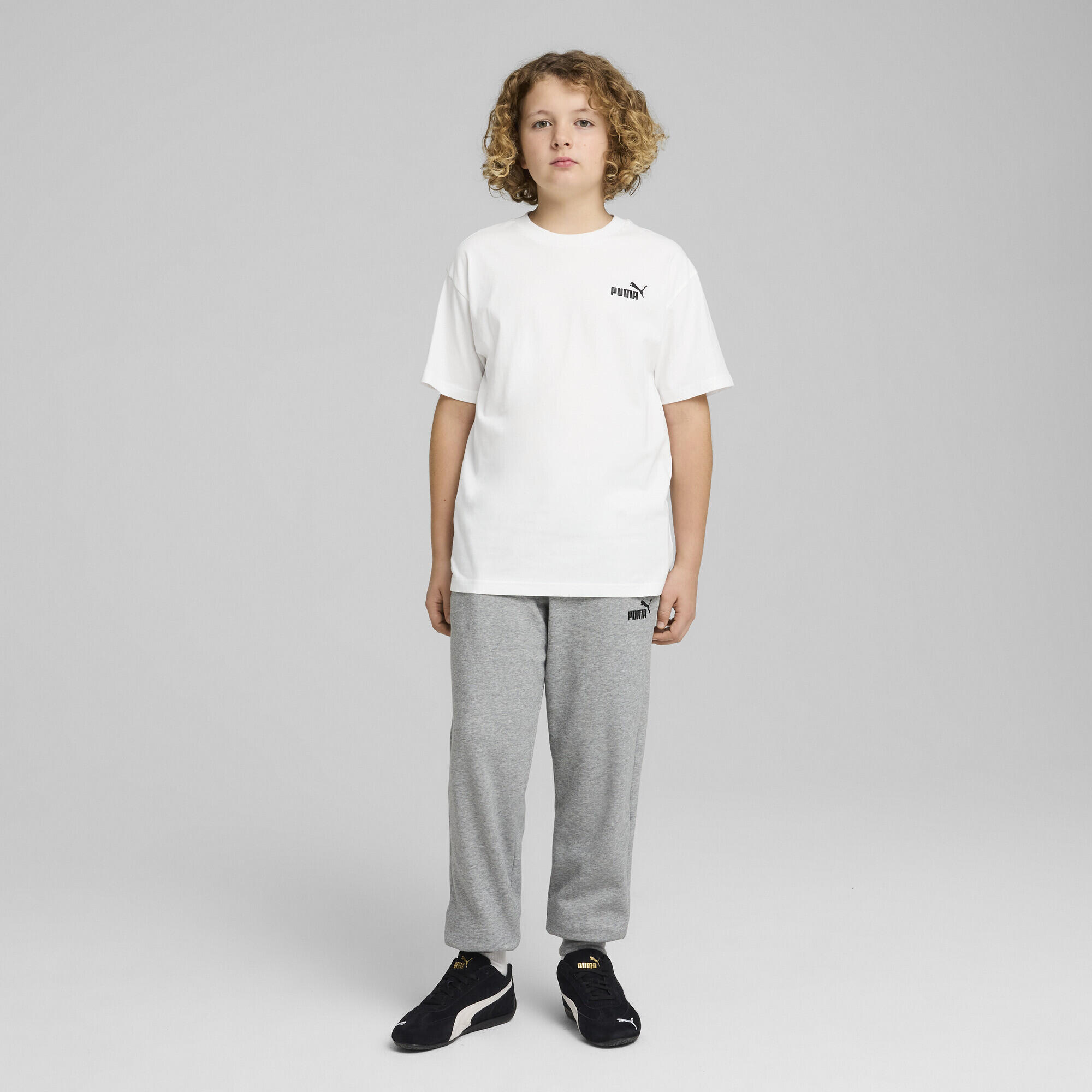 T-shirt con logo piccolo ESS N. 1 vestibilità comoda per ragazzi PUMA 5/7