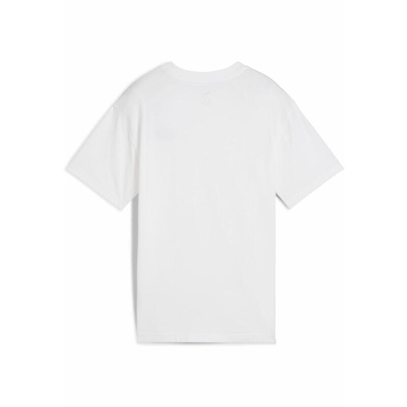 Młodzieżowa luźna koszulka ESS z małym logo No. 1 PUMA White