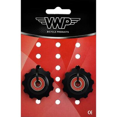 Vwp set derailleurwieltjes 11t met keramische lagers.