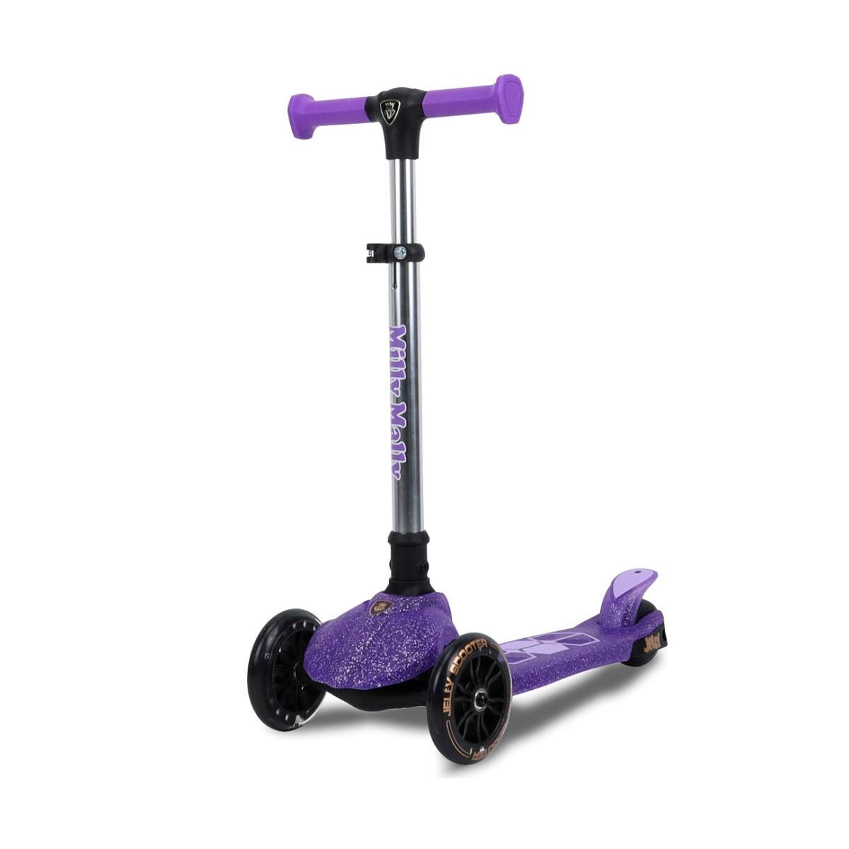 Milly Mally - Scooter Jelly Violet Roues Led - Plateau Porte Enfant - Violet - Taille Unique - Decathlon