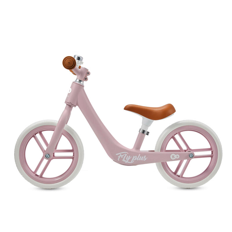 Roată de echilibru Kinderkraft Fly Plus, roz pudrat