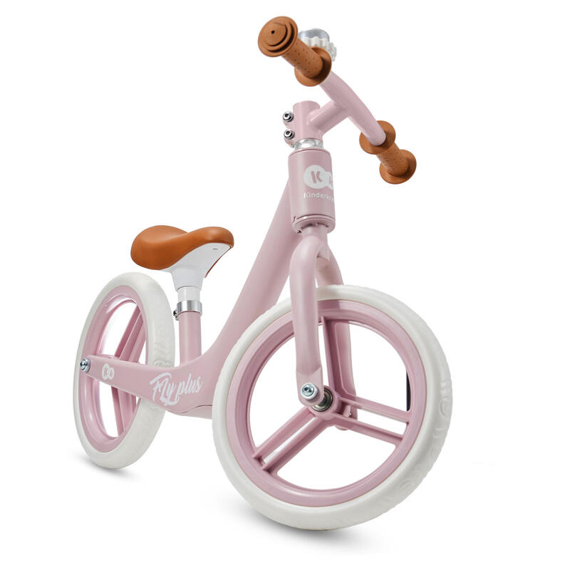 Roată de echilibru Kinderkraft Fly Plus, roz pudrat