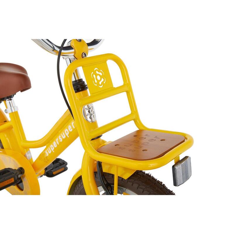 Vélo enfant SuperSuper Cooper Bamboo - 16 pouces - Jaune