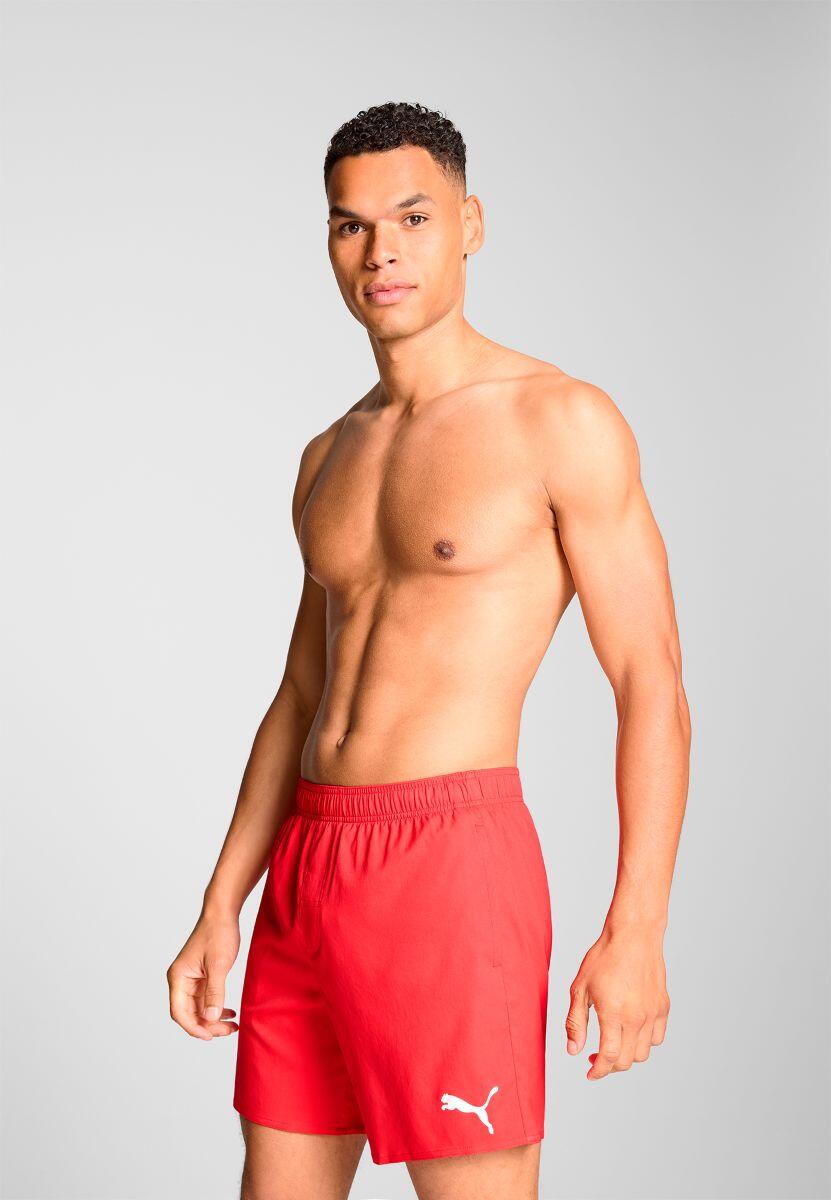 Le short de bain Homme Mid Shorts Rouge 2/6