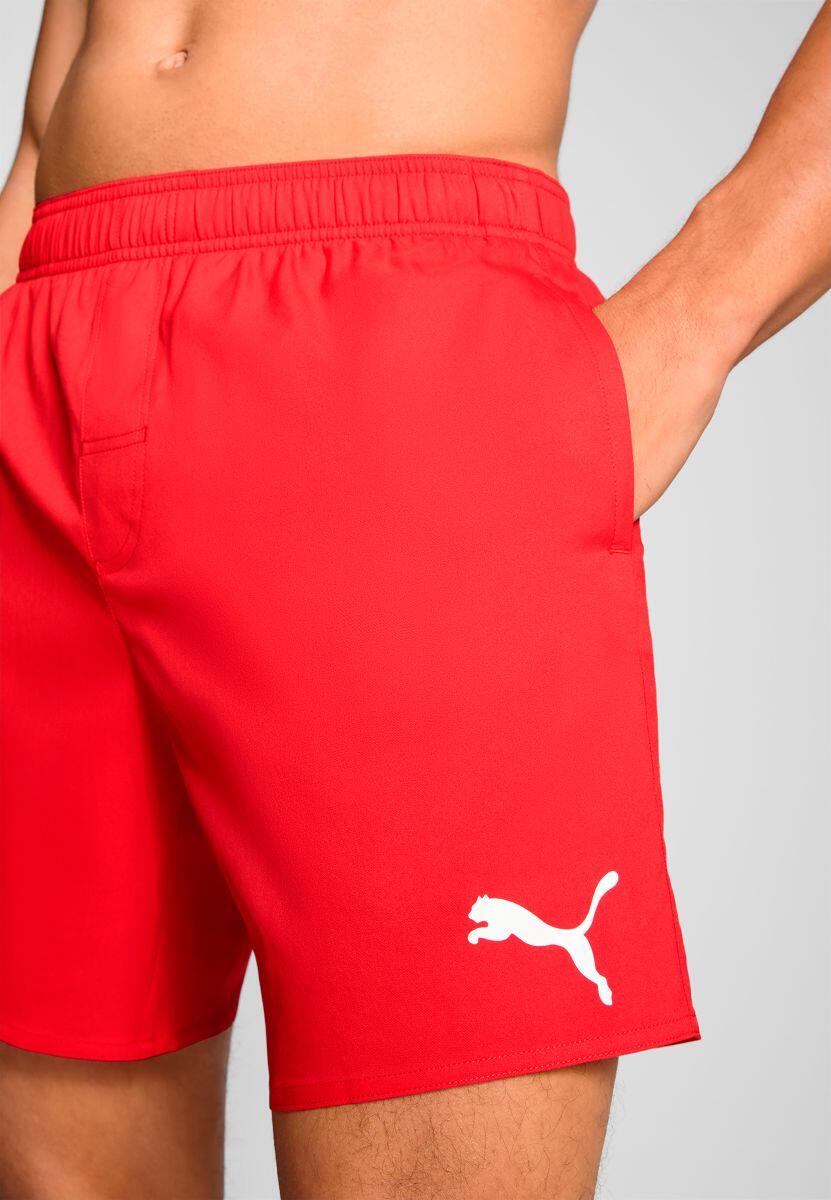 Le short de bain Homme Mid Shorts Rouge 3/6
