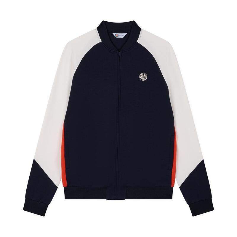 Sweat Zippé Heritage Homme Roland-Garros - Marine