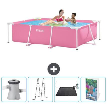 Piscine à cadre rectangulaire - 220x150x60 cm + Accessoires CB128
