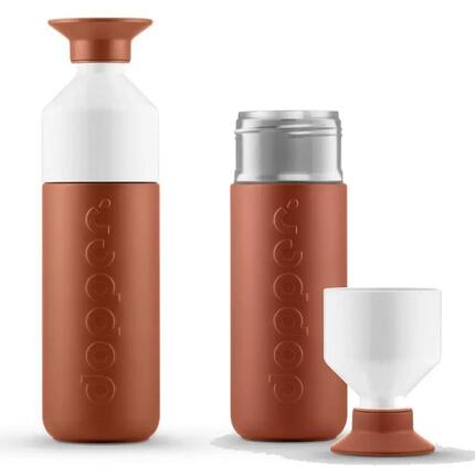 Butelka termiczna Dopper Terracotta 350 ml z kubkiem