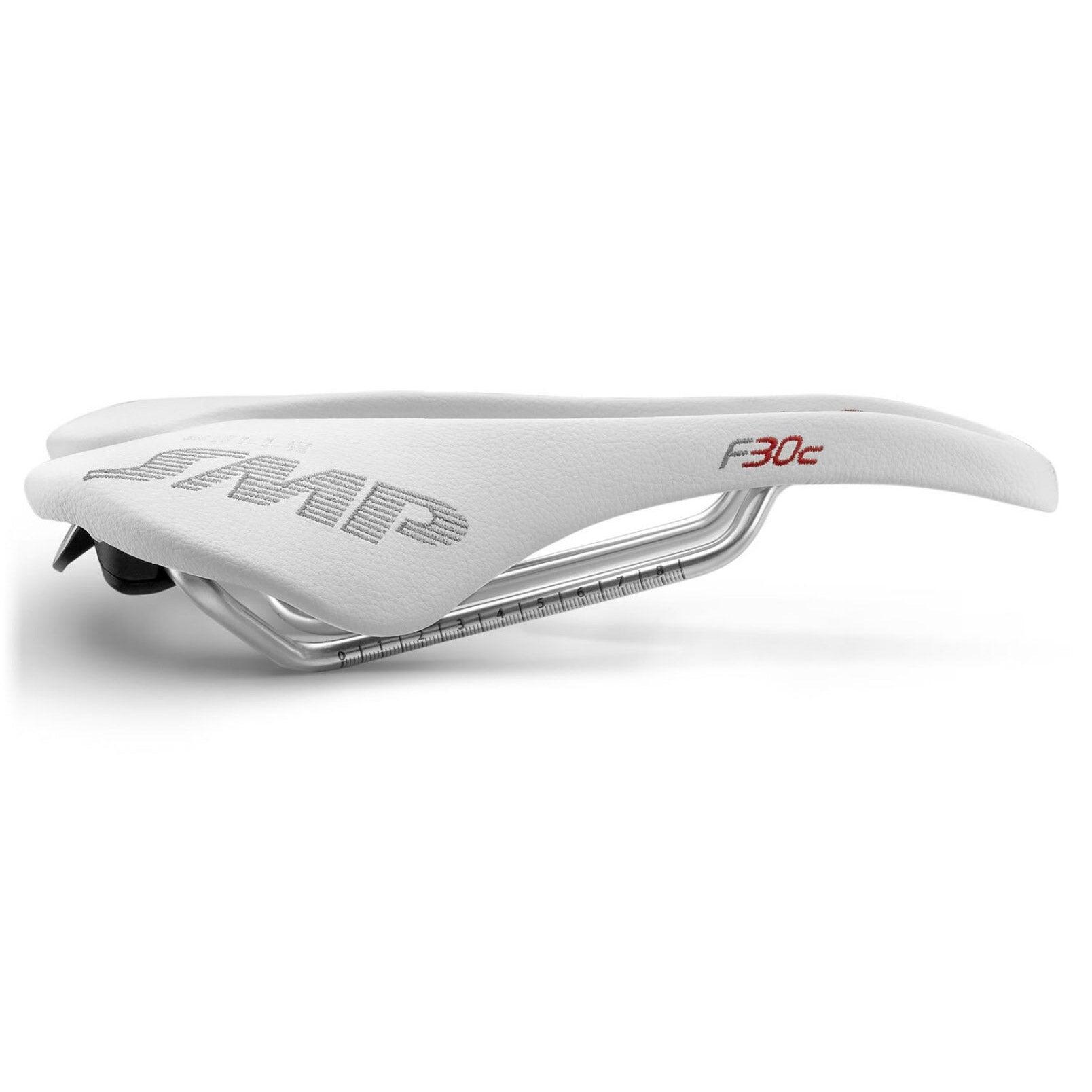 SELLE SMP Selle SMP Pro F30C Compact - sella in pelle bianca 295 x 149 mm.