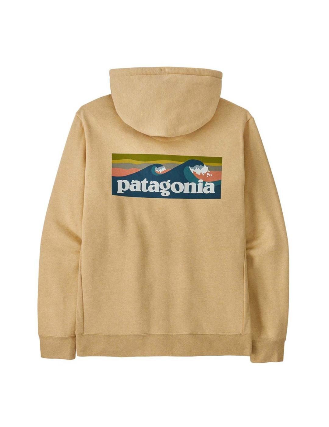 Jersey y sudadera para Hombre Patagonia  logo uprisal hoody Amarillo 2/2
