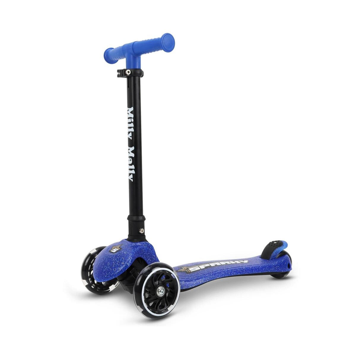 Milly Mally - Scooter Sparky Bleu Roues Led - Plateau Porte Enfant - Bleu - Taille Unique - Decathlon
