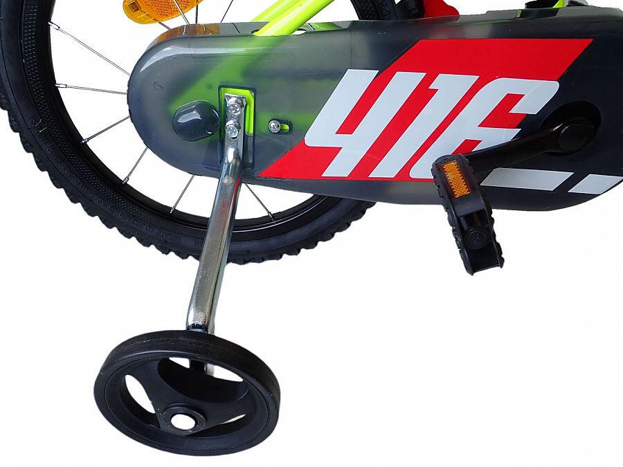 Bicicleta Infantil 416 - Amarillo Neón - 16" 2/5