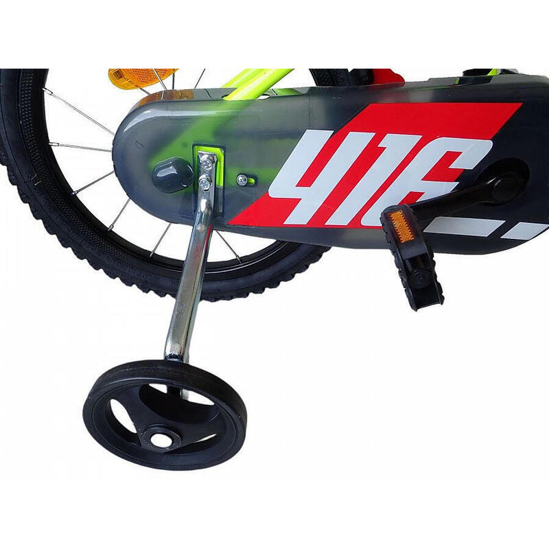 Bicicleta pentru copii model 416 DB-416US-03 Dino Bikes, 16 inch, verde