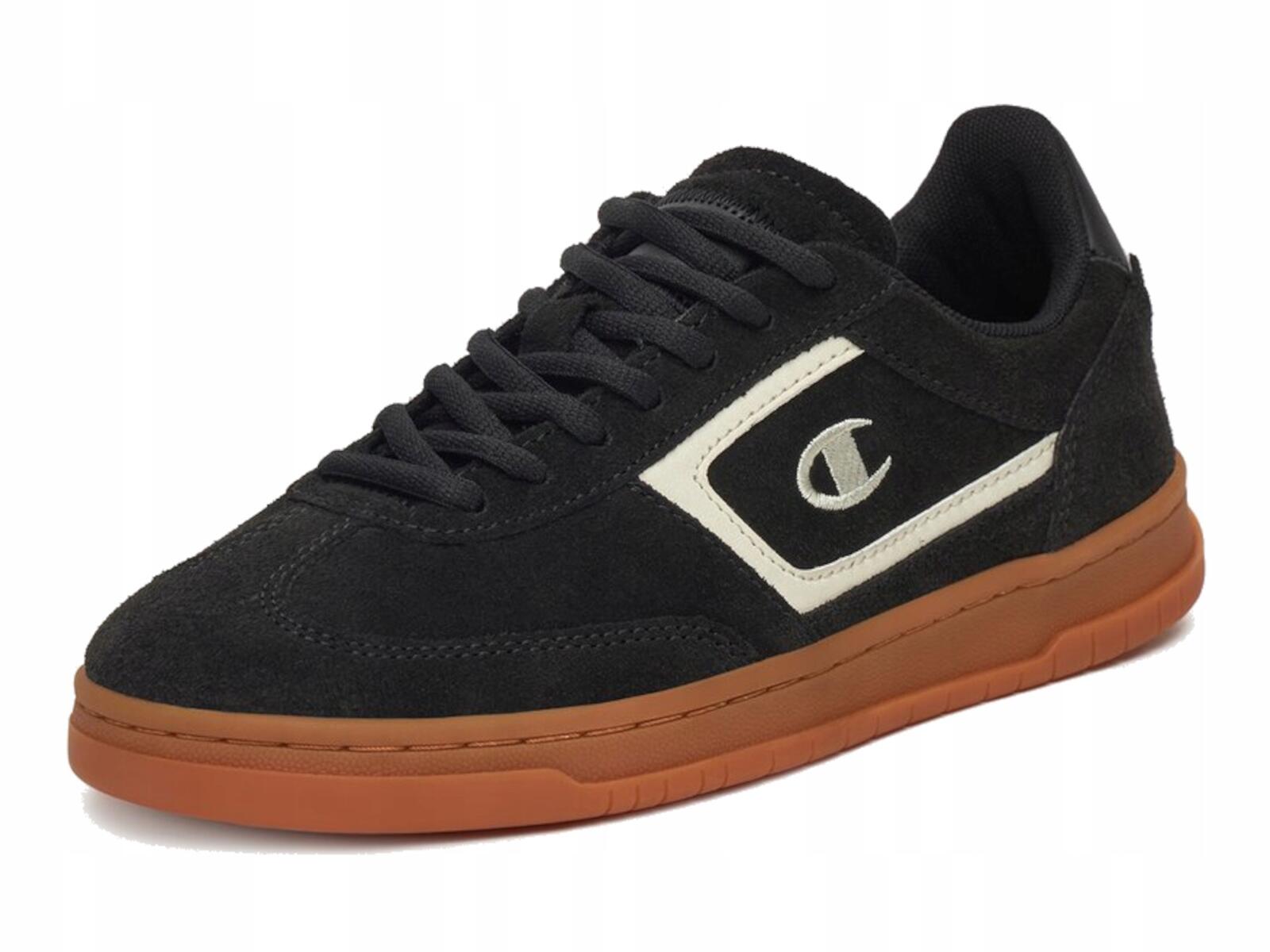 BUTY damskie CHAMPION S11759-KK006 stylowe czarne trampki skóra 36 4/7