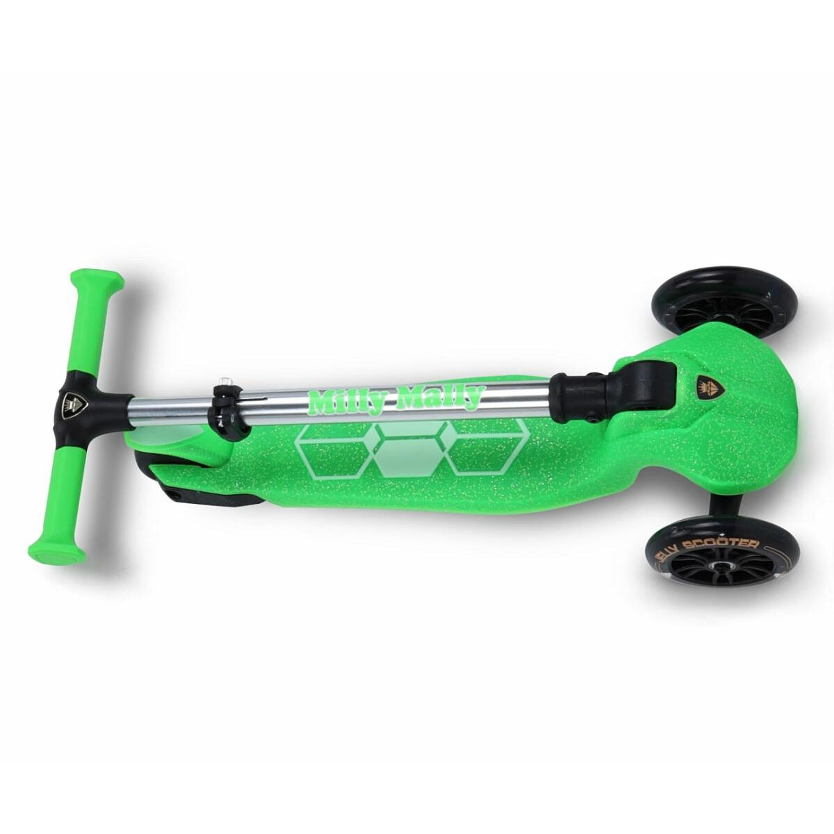 Scooter Jelly vert roues LED 3/7