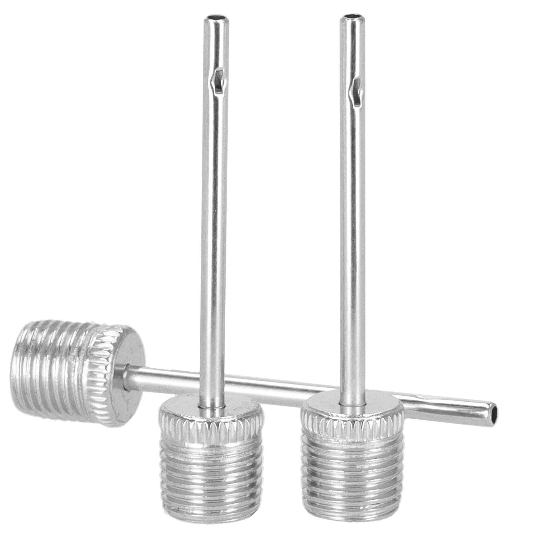 Akcesoria rowerowe do pompowania Springos igły, przejsciówka, wężyk aluminiowe 4/7