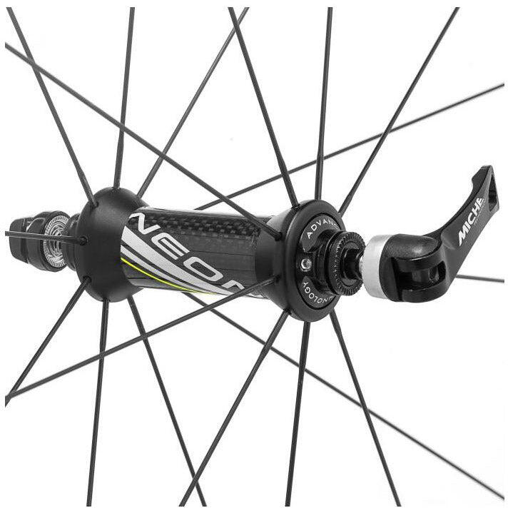 Miche Jeu de Roues Néon 11V (Fil) QR - Aluminium Léger 3/3
