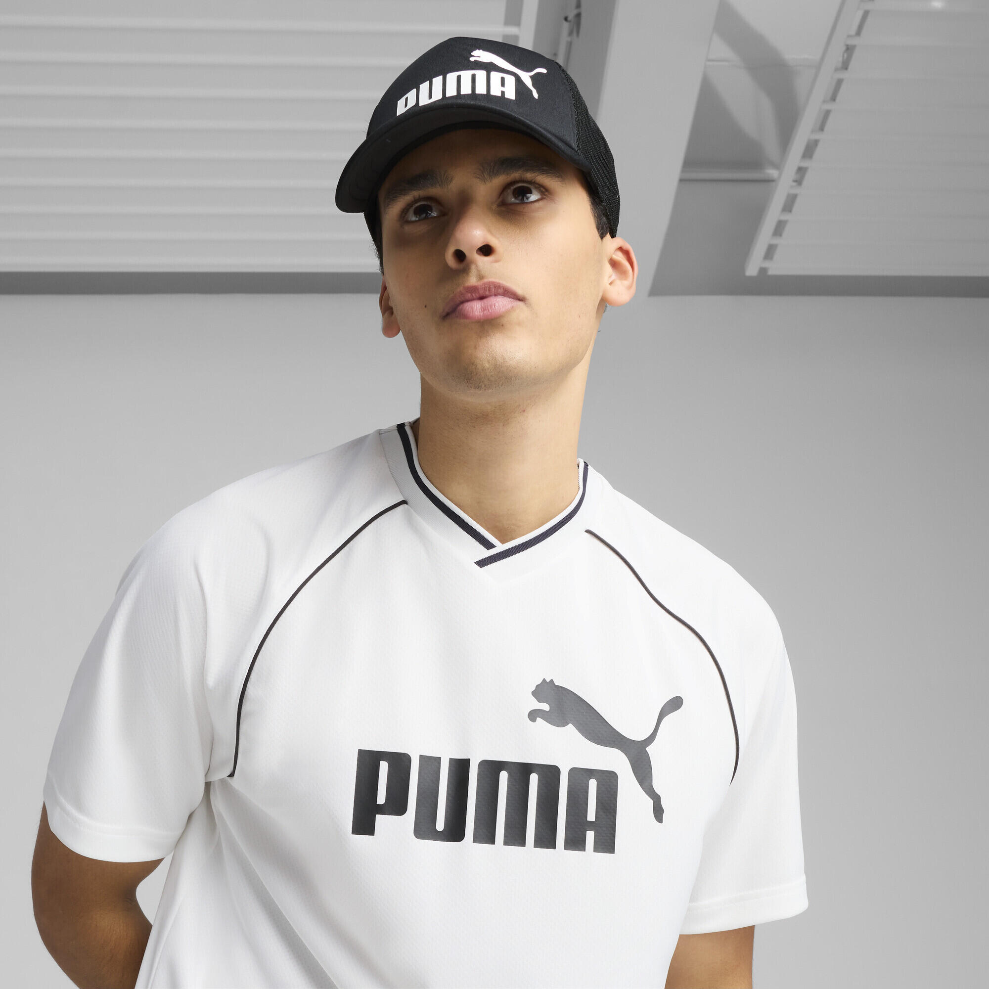 Cappellino stile trucker con logo ESS No. 1 PUMA Black 4/7